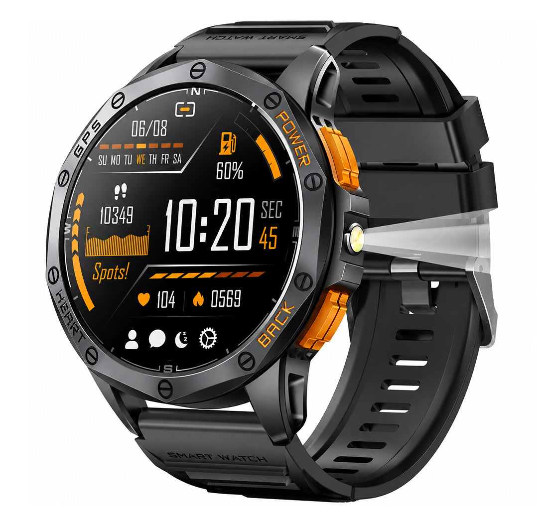 R800 Ultra Rugged Men’s Smart Watch 1.43" 170+ Sports Modes IP68 Heart Rate Waterproof Fitness