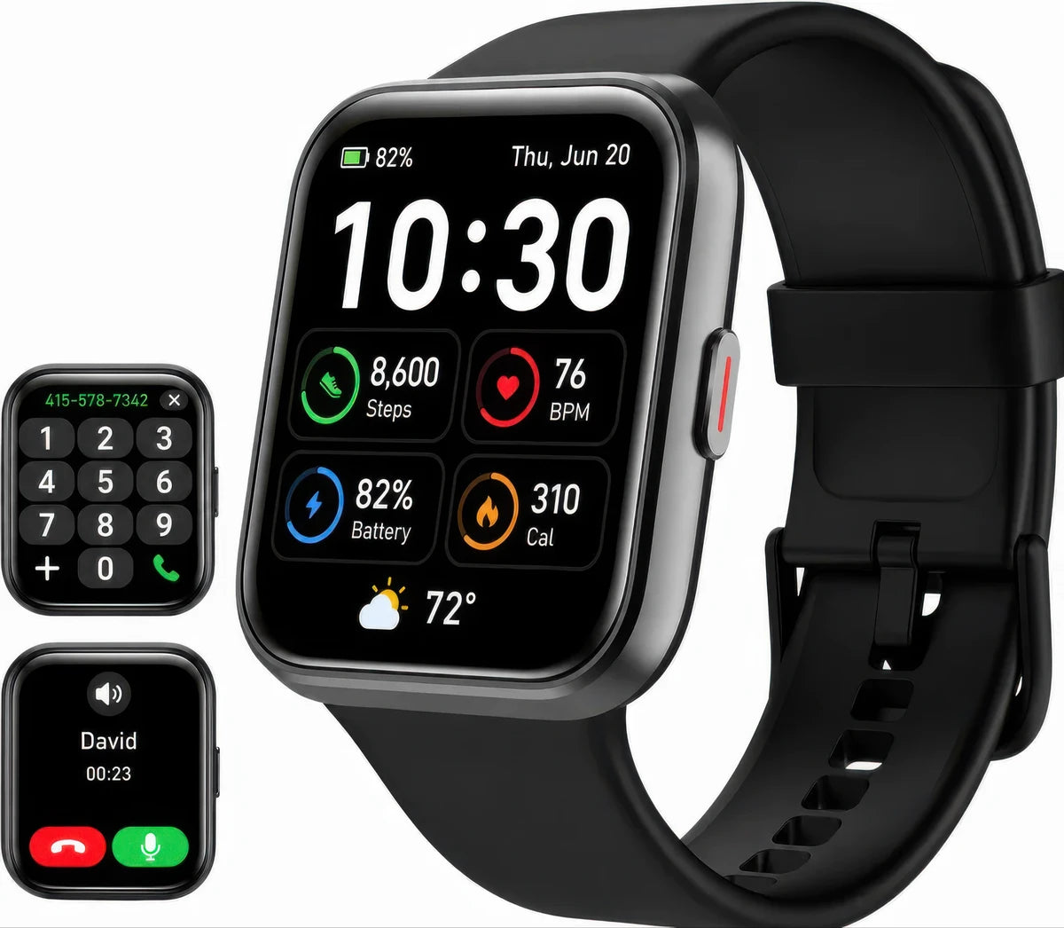 W23 Fitness Tracker for Women, Android Smart Watch with Step, Calorie & Heart Rate Tracking