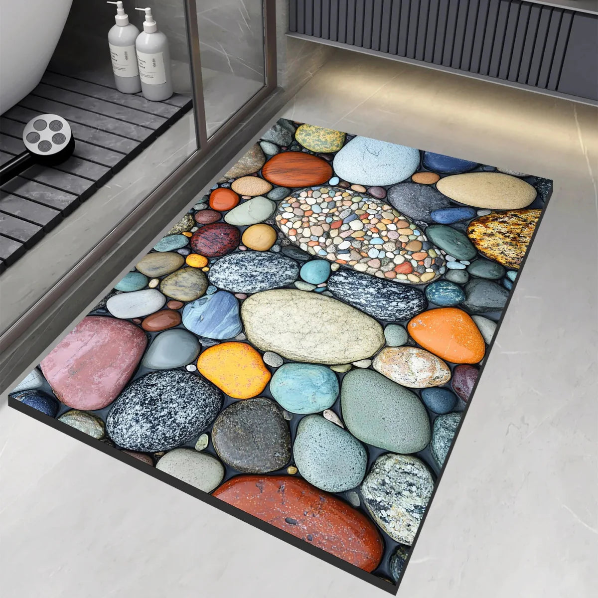 AQUASOFT BATH MAT – Diatomite Bath Mat for Safety & Comfort