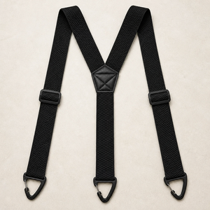 Men's Y-back belt loop suspenders with adjustable hook straps