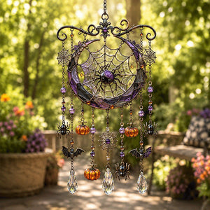 Halloween-Themed Crystal Wind Chime