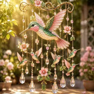 Graceful Hummingbird Wind Chime